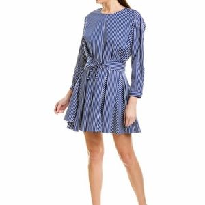 Derek Lam Crosby Belted Poplin Dress